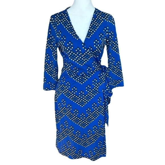 DIANE VON FURSTENBURG New Julian Two Wrap Dress - Picture 1 of 5